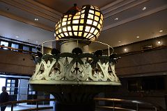 05-02 An Older Version Of The Statue of Liberty Torch Is Located Just Inside The Entrance To The Pedistal